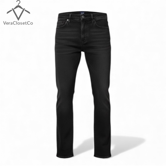 GAP Other - GAP Classic Straight Jeans – Black Wash – Size 30